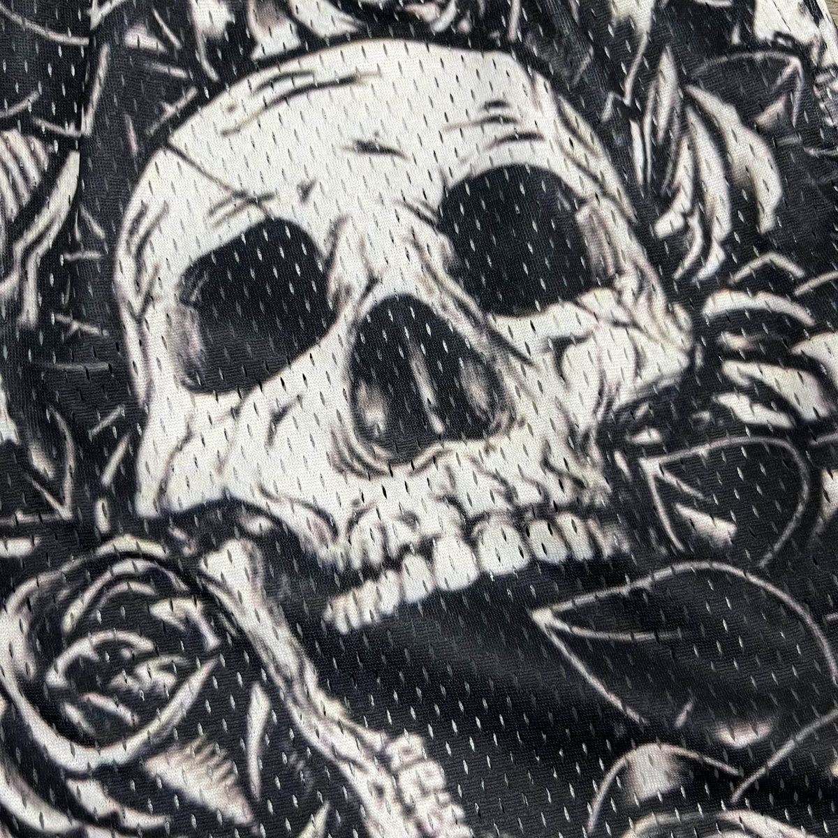 SKULL MESH SHORTS-8691
