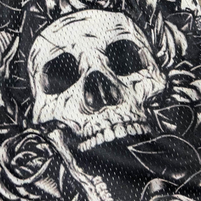 SKULL MESH SHORTS-8691