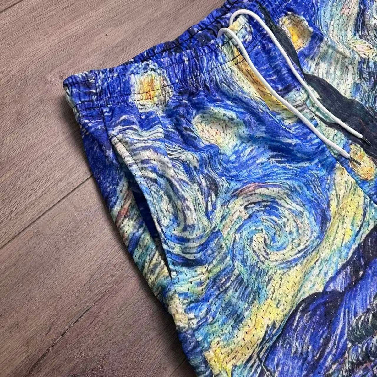 STARRY NIGHT MESH SHORTS-8763