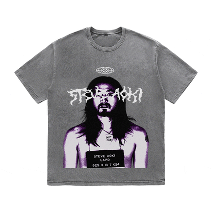 RDMCLOTHINGART tapestry hoodie STEVE AOKI HEAVY WEIGHT COTTON TEE-8919