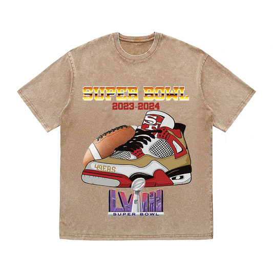 SUPERBOWL 3 HEAVY WEIGHT COTTON TEE-9191