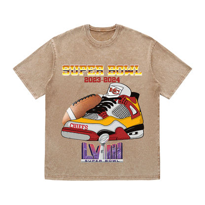 SUPERBOWL 3 KC HEAVY WEIGHT COTTON TEE-9190