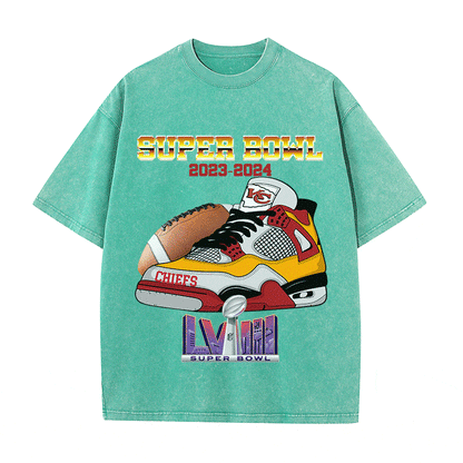 SUPERBOWL 3 KC HEAVY WEIGHT COTTON TEE-9190
