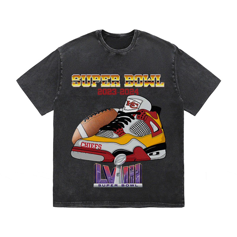 SUPERBOWL 3 KC HEAVY WEIGHT COTTON TEE-9190