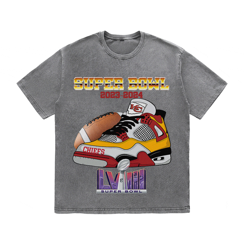 SUPERBOWL 3 KC HEAVY WEIGHT COTTON TEE-9190