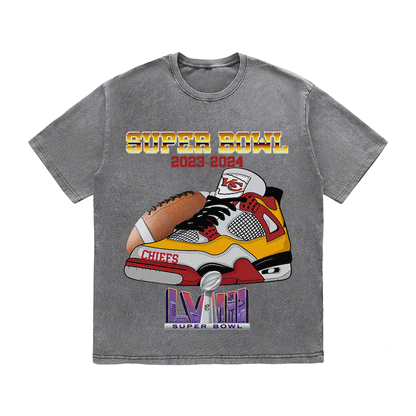 SUPERBOWL 3 KC HEAVY WEIGHT COTTON TEE-9190