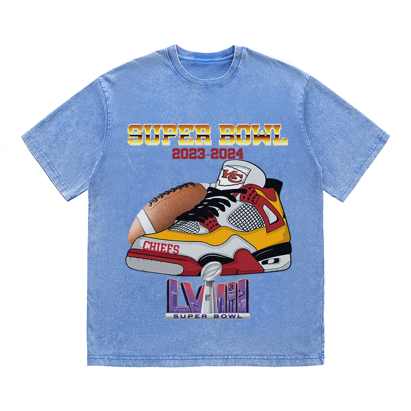 SUPERBOWL 3 KC HEAVY WEIGHT COTTON TEE-9190
