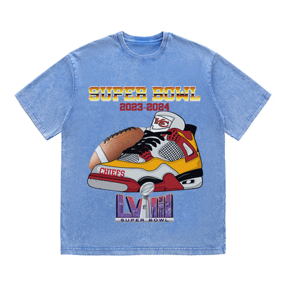 SUPERBOWL 3 KC HEAVY WEIGHT COTTON TEE-9190