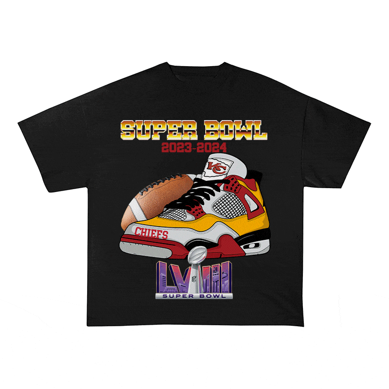 SUPERBOWL 3 KC HEAVY WEIGHT COTTON TEE-9190