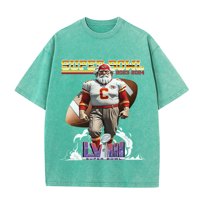 SUPERBOWL 4 KC HEAVY WEIGHT COTTON TEE-9192