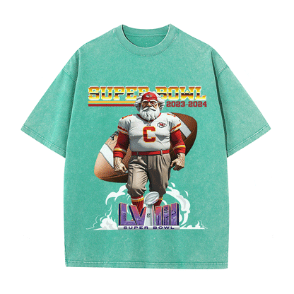 SUPERBOWL 4 KC HEAVY WEIGHT COTTON TEE-9192