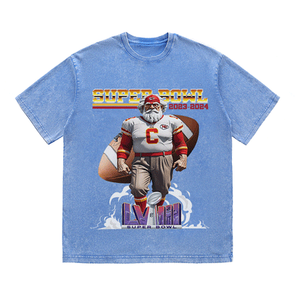 SUPERBOWL 4 KC HEAVY WEIGHT COTTON TEE-9192