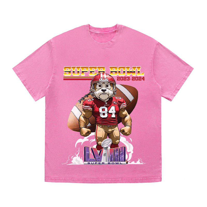 SUPERBOWL 4 SF HEAVY WEIGHT COTTON TEE-9193