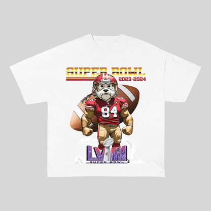 SUPERBOWL 4 SF HEAVY WEIGHT COTTON TEE-9193