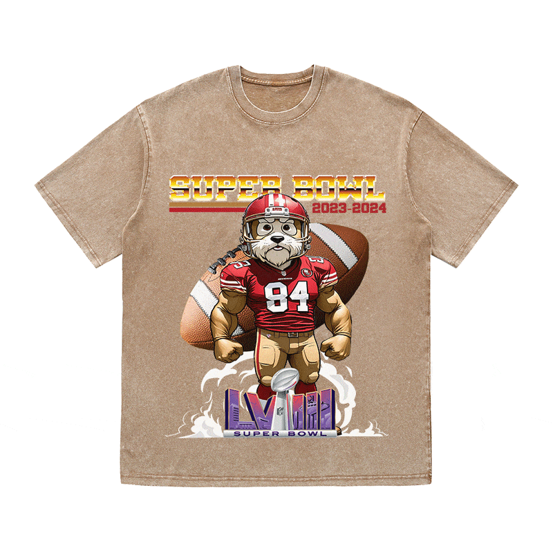 SUPERBOWL 4 SF HEAVY WEIGHT COTTON TEE-9193
