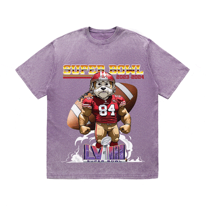 SUPERBOWL 4 SF HEAVY WEIGHT COTTON TEE-9193