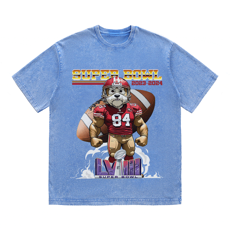 SUPERBOWL 4 SF HEAVY WEIGHT COTTON TEE-9193