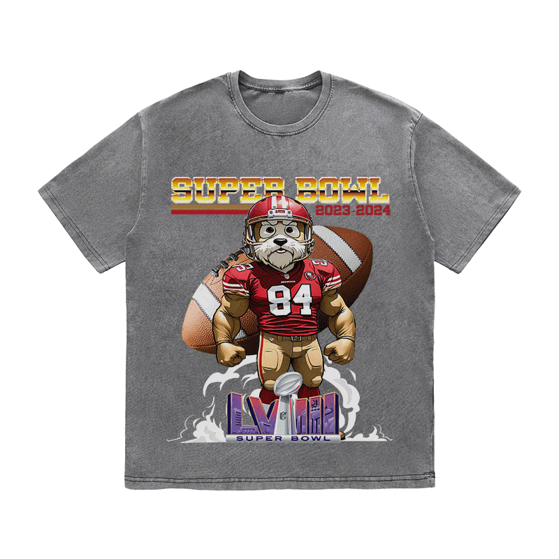 SUPERBOWL 4 SF HEAVY WEIGHT COTTON TEE-9193