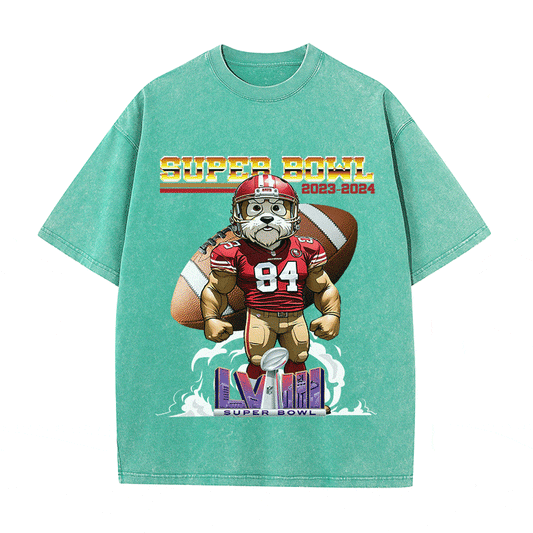 SUPERBOWL 4 SF HEAVY WEIGHT COTTON TEE-9193