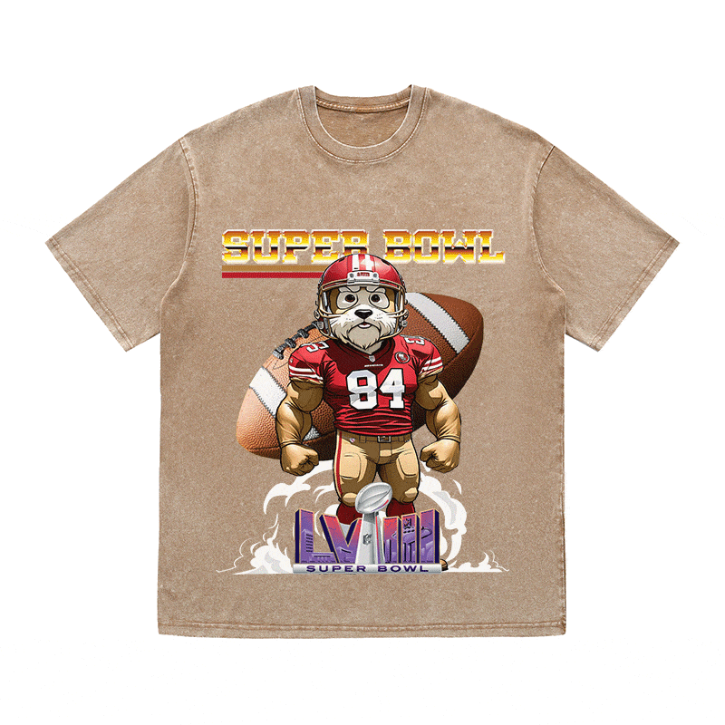 SUPERBOWL 4 SF NO YEAR HEAVY WEIGHT COTTON TEE-9183