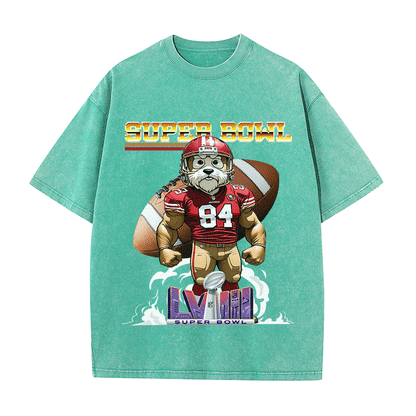 SUPERBOWL 4 SF NO YEAR HEAVY WEIGHT COTTON TEE-9183
