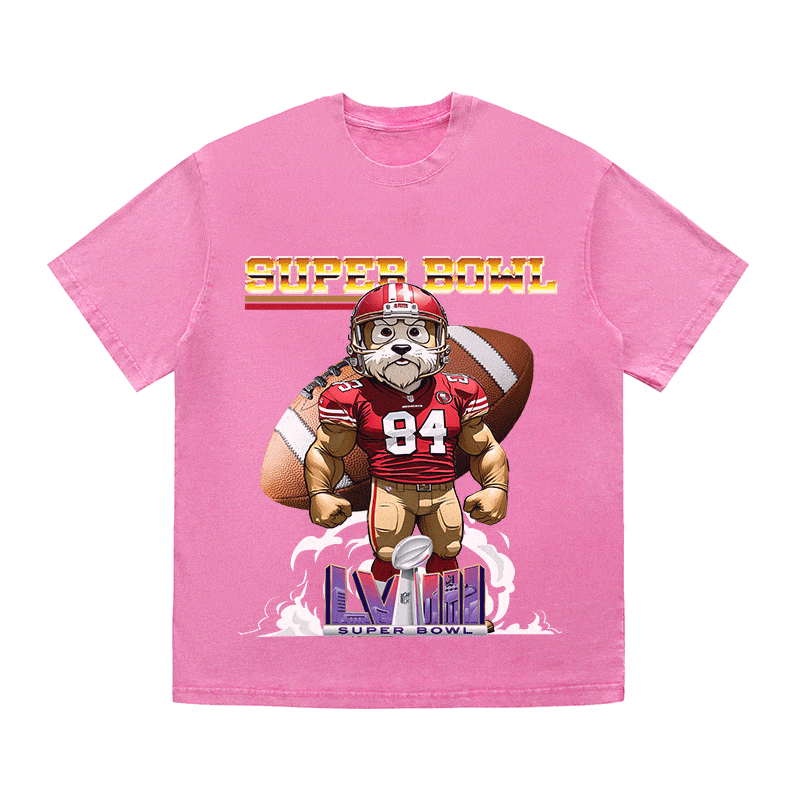 SUPERBOWL 4 SF NO YEAR HEAVY WEIGHT COTTON TEE-9183