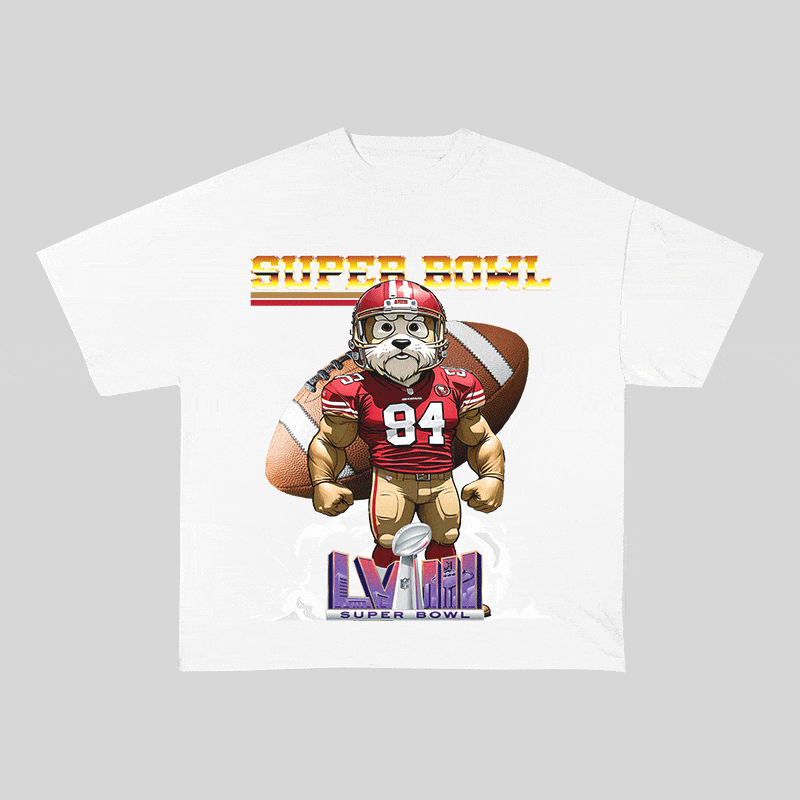 SUPERBOWL 4 SF NO YEAR HEAVY WEIGHT COTTON TEE-9183