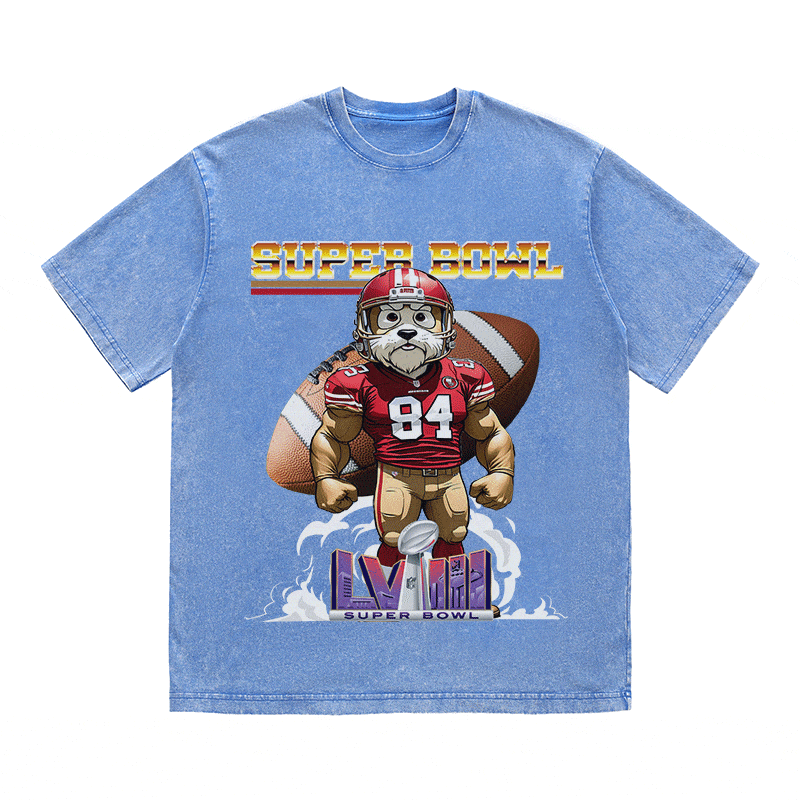 SUPERBOWL 4 SF NO YEAR HEAVY WEIGHT COTTON TEE-9183