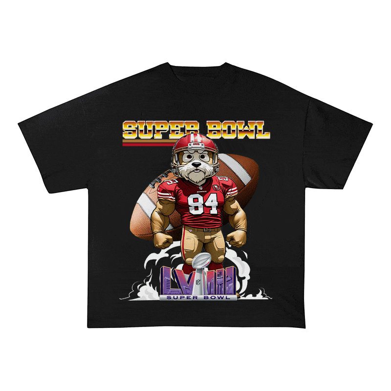 SUPERBOWL 4 SF NO YEAR HEAVY WEIGHT COTTON TEE-9183