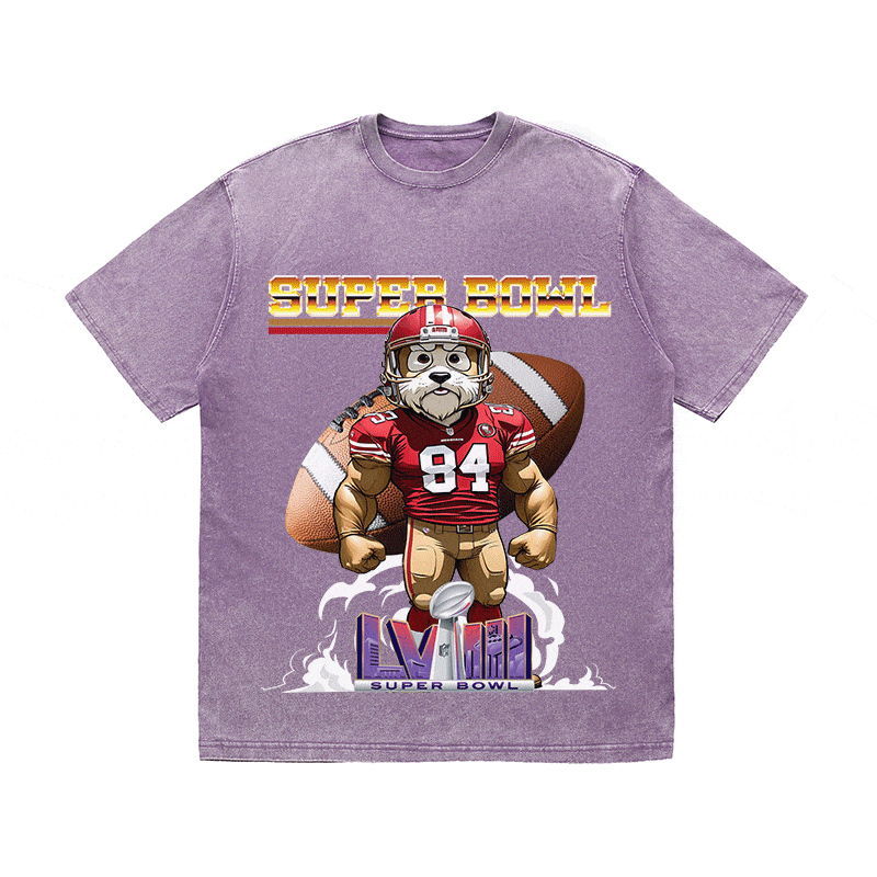 SUPERBOWL 4 SF NO YEAR HEAVY WEIGHT COTTON TEE-9183