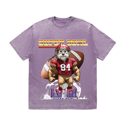 SUPERBOWL 4 SF NO YEAR HEAVY WEIGHT COTTON TEE-9183