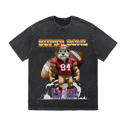 SUPERBOWL 4 SF NO YEAR HEAVY WEIGHT COTTON TEE-9183