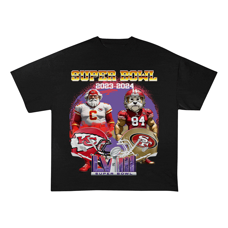 SUPERBOWL HEAVY WEIGHT COTTON TEE-9196