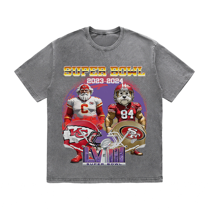 SUPERBOWL HEAVY WEIGHT COTTON TEE-9196