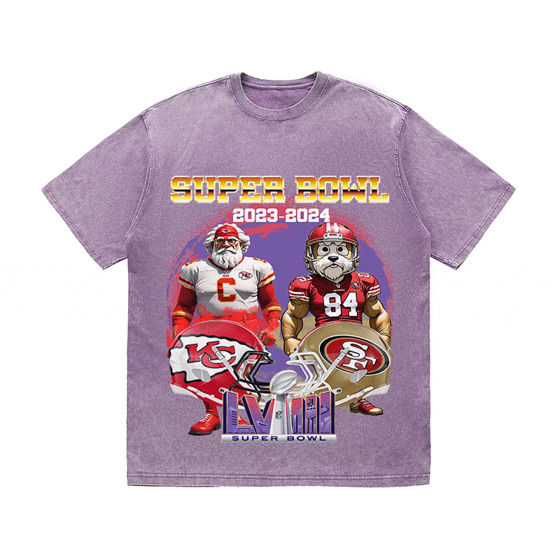SUPERBOWL HEAVY WEIGHT COTTON TEE-9196