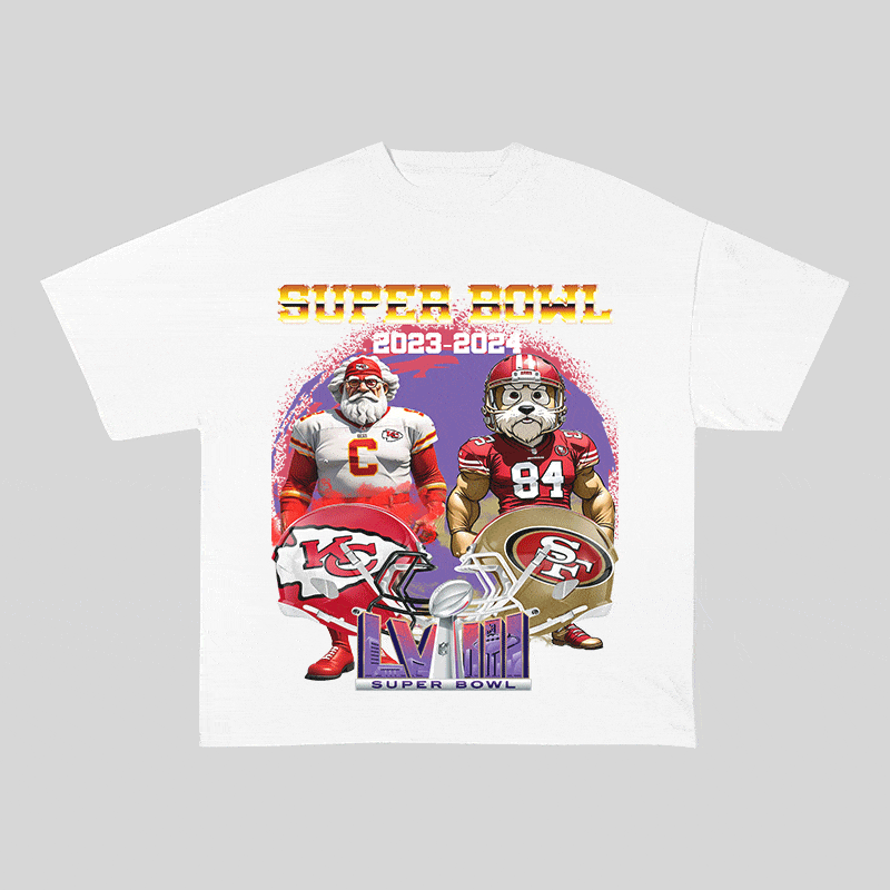 SUPERBOWL HEAVY WEIGHT COTTON TEE-9196