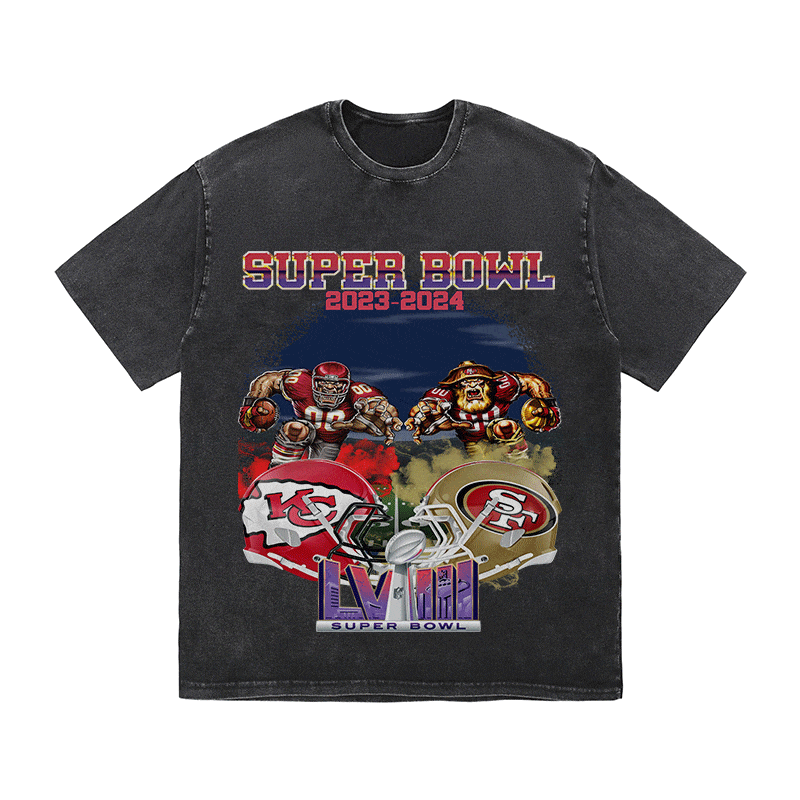 SUPERBOWL HEAVY WEIGHT COTTON TEE-9197