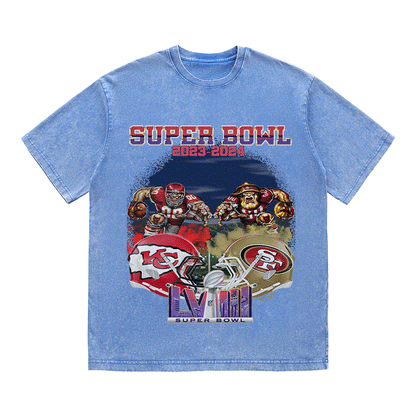 SUPERBOWL HEAVY WEIGHT COTTON TEE-9197