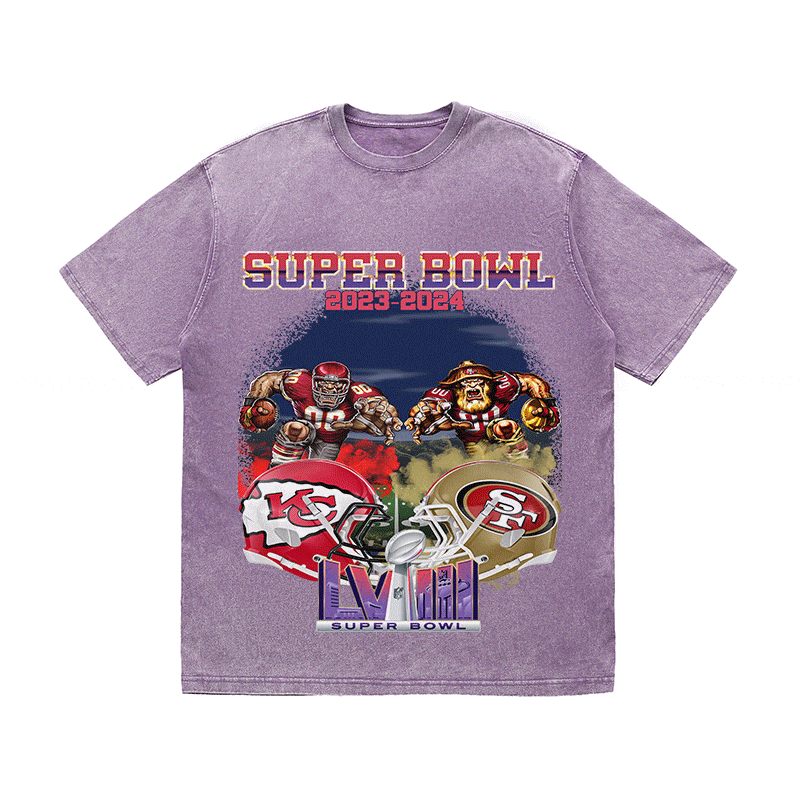 SUPERBOWL HEAVY WEIGHT COTTON TEE-9197