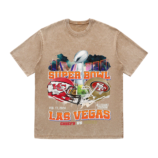 SUPERBOWL HEAVY WEIGHT COTTON TEE-9198