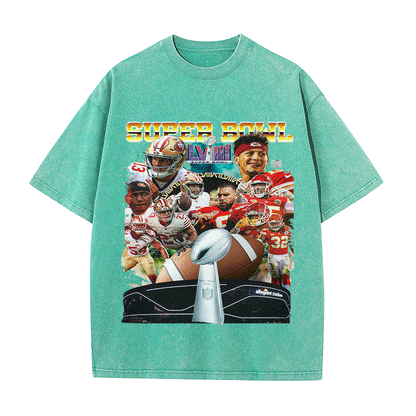 SUPERBOWL HEAVY WEIGHT COTTON TEE-9199