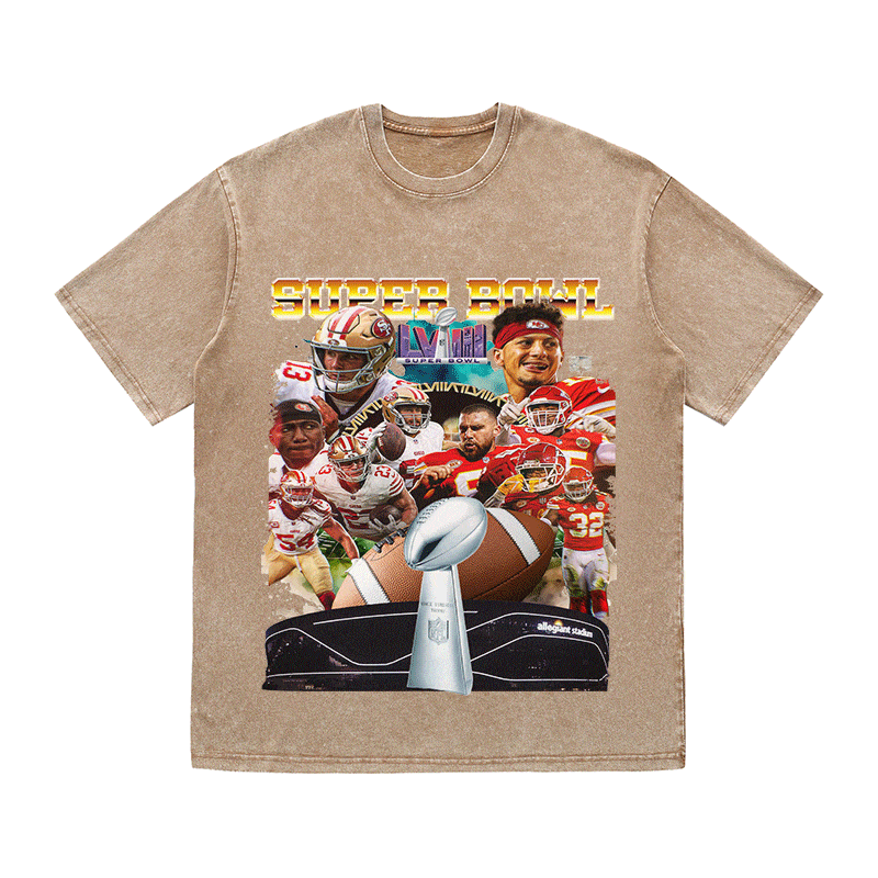 SUPERBOWL HEAVY WEIGHT COTTON TEE-9199