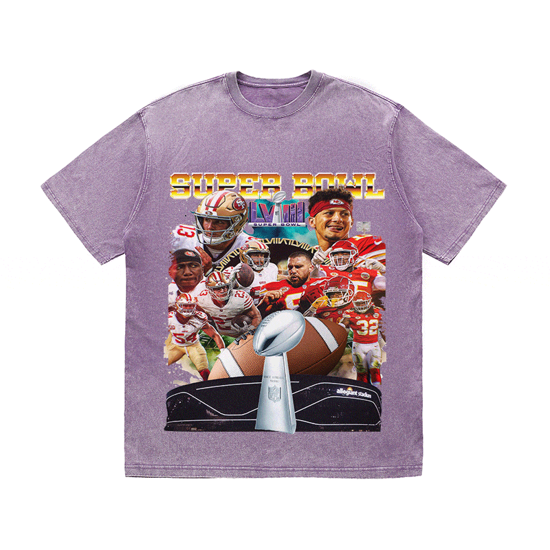 SUPERBOWL HEAVY WEIGHT COTTON TEE-9199