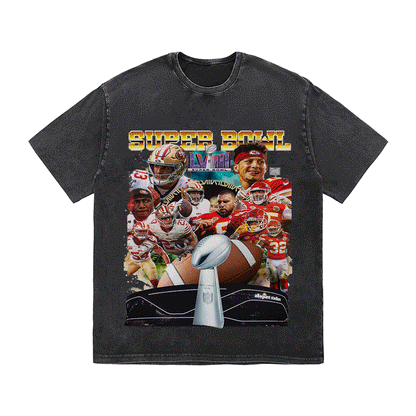 SUPERBOWL HEAVY WEIGHT COTTON TEE-9199