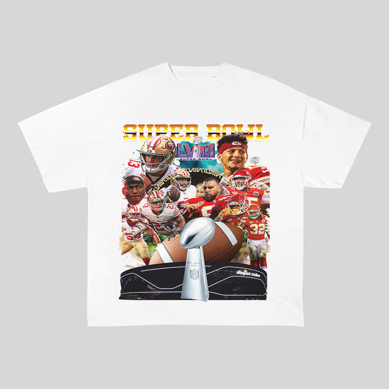 SUPERBOWL HEAVY WEIGHT COTTON TEE-9199