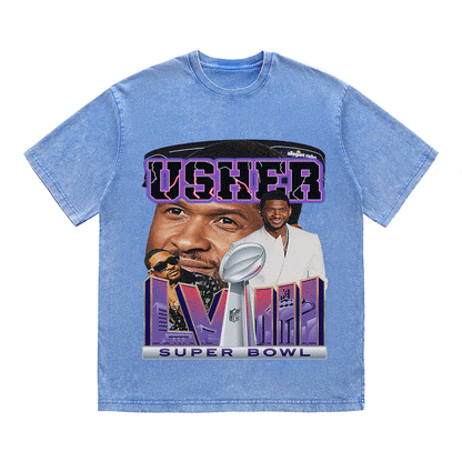 SUPERBOWL HEAVY WEIGHT COTTON TEE-9200