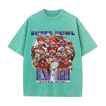 SUPERBOWL HEAVY WEIGHT COTTON TEE-9204