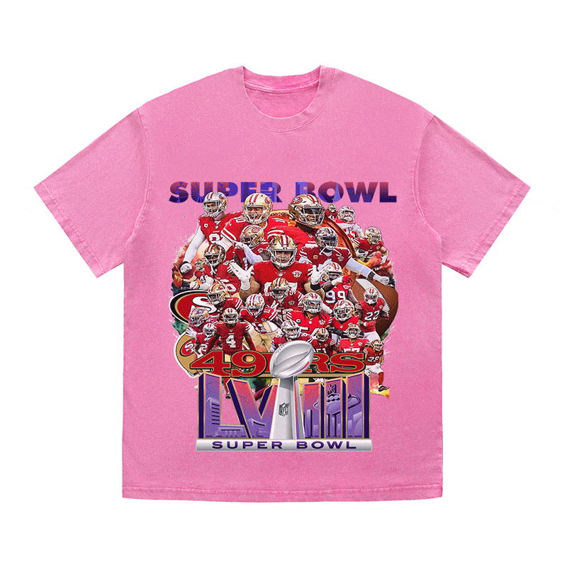 SUPERBOWL HEAVY WEIGHT COTTON TEE-9204
