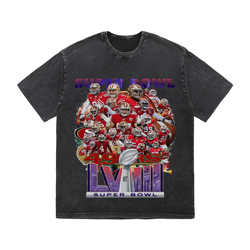 SUPERBOWL HEAVY WEIGHT COTTON TEE-9204