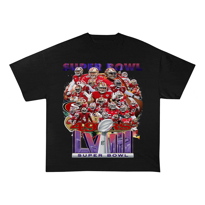 SUPERBOWL HEAVY WEIGHT COTTON TEE-9204